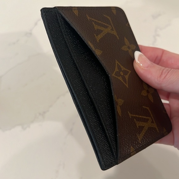 LOUIS VUITTON NEO PORTE CARTES in Monogram Macassar CARD HOLDER WALLET - Picture 6 of 14